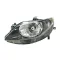 Seat Ibiza 2008.05.01-2012.03.23 fényszóró H4 bal fekete házas motoros DEPO (00AA)