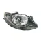 Seat Ibiza 2008.05.01-2012.03.23 fényszóró H4 jobb fekete házas motoros DEPO (00AB)