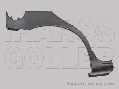 Alfa-Romeo 147 2000.10.01-2004.10.31 Hátsó sárvédő javítóív jobb 5 ajtós (153E)