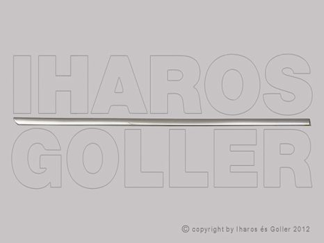 Skoda Superb 2008.11.01-2013.05.25 Hátsó ajtó díszléc, jobb, króm (1HD7)