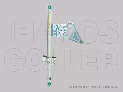 Mercedes Sprinter (W906) 2006.06.01-2013.09.07 Ablakemelő motor nélkül, jobb első (1D5P)