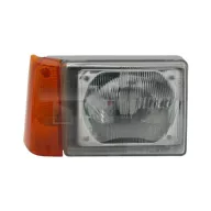   Fiat Panda Restyl. 1986.01.01-2003.02.28 Bal fényszóró R2 vagy H4 sárga villogós (motoros) TYC (01RW)