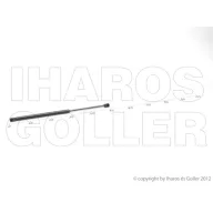   Opel Astra H 2003.09.01-2014.08.31 Gázrugó csomagtér ajtó teleszkóp 3 ajtós (02JJ)