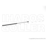   Opel Corsa D 2006.09.01-2011.02.28 Gázrugó (csomagtér ajtó teleszkóp 3 ajtós) (02JM)