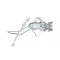 Opel Corsa C 2000.09.01-2006.08.31 Bal első ablakemelő motor nélkül (5 ajtós) (02TM)