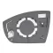 Ford Kuga 2008.05.01-2012.12.31. Jobb Visszapillantó Tükörlap Cserélhető Domború (02WH)