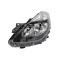 Renault Clio (Clio III) 2009.01.01-2012.10.31 Bal fényszóró 2H7 fekete házas motoros TYC (0318)
