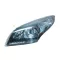 Renault Megane 2012.04.01-2013.12.31 Fényszóró 2H7 bal, fekete házas (motorral) DEPO (039X)