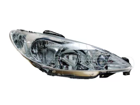 Peugeot 206 1998.09.01-2007.07.31 Fényszóró H7/H1 jobb 05.12-től (motoros állítás, motor nélkül) VALEO  (0SV9)