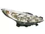   Peugeot 207 2006.06.01-2013.06.30 Fényszóró H7/H1 jobb (motorral) VALEO  (0M8P)