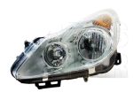   Opel Corsa D 2006.09.01-2011.02.28 Fényszóró H7/H1 bal, króm házas (motorral) VALEO  (0PK4)