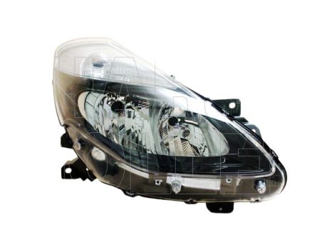 Renault Clio (Clio III) 2009.01.01-2012.10.31 fényszóró 2H7 jobb fekete házas,n.Campus(motoros állítás, motor nélkül)VALEO (0S71)