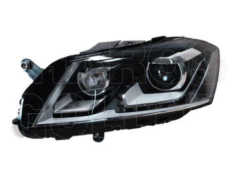 VW Passat (B7) 2010.11.01-2014.07.20 fényszóró Bi-XENON bal, kany.k. (el.+izzó nélk.) VALEO (04UM)
