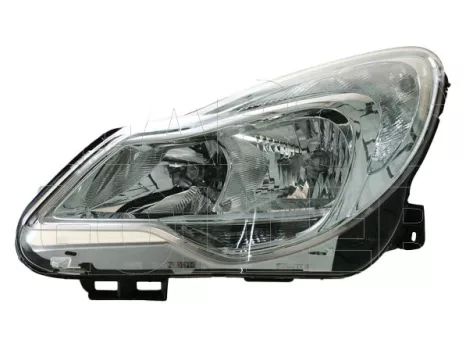 Opel Corsa D 2011.03.01-2014.08.31 fényszóró H7/H1 króm házas bal (motorral) VALEO (0Z7P)