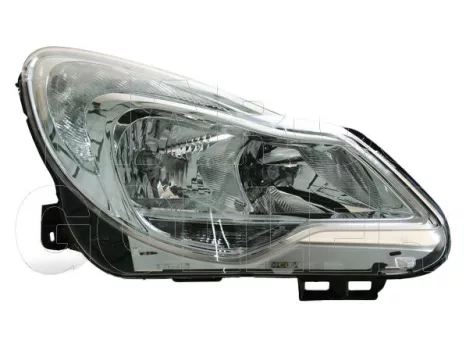 Opel Corsa D 2011.03.01-2014.08.31 fényszóró H7/H1 króm házas jobb (motorral) VALEO (0Z7T)