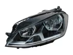   VW Golf VII/1 2012.10.01-2016.10.31 Fényszóró H7/H15 bal (motoros állítás, motor nélkül) VALEO (04MM)