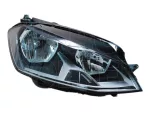   VW Golf VII/1 2012.10.01-2016.10.31 Fényszóró H7/H15 jobb (motoros állítás, motor nélkül) VALEO (04MN)