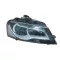 Audi A3 8P(3 ajtós) 2008.05.01-2012.08.31 Jobb fényszóró Xenon/LED, fekete házas, motorral, DEPO (04D5)