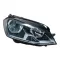 Volkswagen Golf VII/1 2012.10.01-2016.10.31 Jobb fényszóró H7 H15 motoros Valeo (04MN)