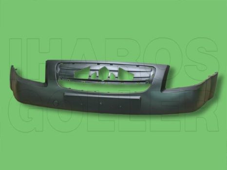 Citroen C2 2003.01.01-2008.11.30 Első lökhárító felsőész, fekete (0JL0)