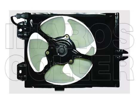Mitsubishi Lancer 1996.03-1997.11 Hűtőventilátor kpl. (1.3, 1.5, 1.6, 1.8, D=280) (0T36)