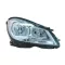Mercedes C (W204) 2011.01.01-2014.02.28 Jobb króm fényszóró H7/H7 motorral DEPO (065H)
