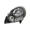 Renault Kangoo 2008.02.01-2013.06.30 Bal fényszóró H4 fekete házas motoros TYC (07RC)