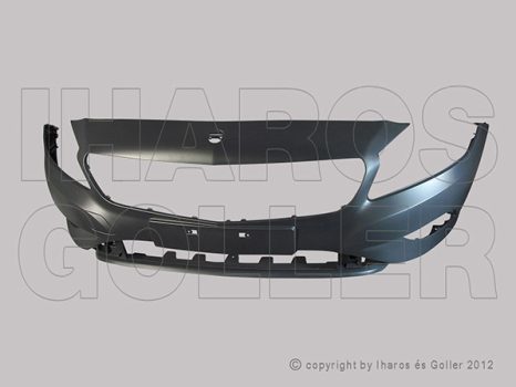 Mercedes A (W176) 2012.09.01- Első lökhárító alap., fsz. mosó és szenz. jel. (167A)