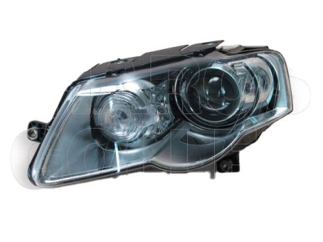 VW Passat (B6) 2005.03.01-2010.10.31 fényszóró D1S/H7 bal -07.11(XEN.izzó,elektronika nélkül)VALEOR (04UD)