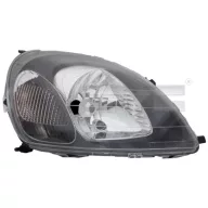   Toyota Yaris 1999.04.01-2003.01.31 Fényszóró H4 jobb, fekete házas (motorral) TYC (08AW)