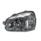 Hyundai Santa Fe 2001.03.01-2006.01.30 Bal fényszóró H4 szürke házas manuális Depo (08E8)