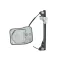 Skoda Fabia 2007.05.01-2010.03.31 Bal első ablakemelő panel motor nélkül (08GS)