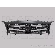   Opel Astra J/2 2012.09.01-2020.08.31 Hűtődíszrács (kivéve 3 ajtós GTC) (09TY)