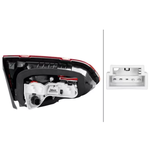 Volkswagen Golf VII/1 2012.10.01-2016.10.31 Hátsó lámpa komplett jobb belső HELLA (0ALG)