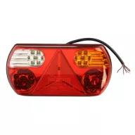   Universal Teherautók Hátsó lámpa +3szögprizma LED 24V (0C2V)
