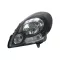 Renault Kangoo 2008.02.01-2013.06.30 fényszóró H4 bal fekete házas motoros DEPO (0GNW)