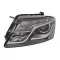Audi Q5 2008.01.01-2012.08.31 Bal fényszóró D3S/LED fekete házas (motorral) DEPO (0HCW)