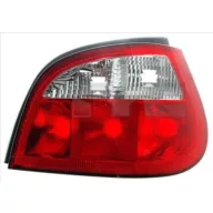   Renault Megane 1999.03.01-2002.08.31 Bal Hátsó Lámpa Üres 3/5 Ajtós TYC (0HEG)