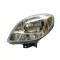 Renault Kangoo 2003.03.01-2008.01.31 Bal fényszóró H4 fehér villogós króm házas Depo (0LDF)