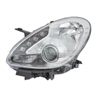   Alfa Romeo Giulietta 2010.04.01-2016.05.30 Bal fényszóró H7/H1 LED króm házas motorral DEPO (0NHW)