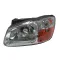 Kia Cerato 2004.02.15-2009.12.10 Bal fényszóró H4 07- motorral DEPO (0NRW)
