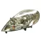 Nissan Primastar 2006.08.01- fényszóró H4 bal fehér villogós króm hátsó motoros Valeo (0P2L)