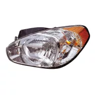   Hyundai Accent MC 2006.01.01-2010.06.30 Bal fényszóró H4 motoros DEPO (0SFS)