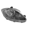 Seat Altea 2004.05.01-2009.03.31 Jobb Fényszóró H7 H1 Fekete Házas Motoros TYC (0SPD)