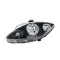 Seat Altea XL 2006.10.01-2009.03.31 Bal Fényszóró H7 H1 Fekete Házas Motorral TYC (0SPG)