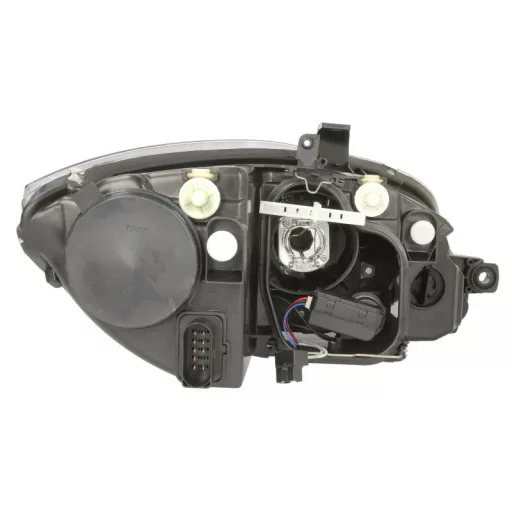 Seat Altea 2004.05.01-2009.03.31 Bal Fényszóró H7 H1 Fekete Házas Motorral TYC (0SPG)
