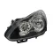Opel Corsa D 2006.09.01-2011.02.28 Bal fényszóró H7/H1 fekete házas motoros TYC (0U13)