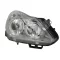 Opel Corsa D 2006.09.01-2011.02.28 Fényszóró H7/H1 jobb, króm házas (motorral) TYC (0U1S)