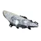 Peugeot 207 2006.06.01-2013.06.30 Jobb fényszóró H1 H7 motorral DEPO (0U8D)
