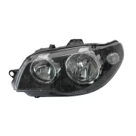   Fiat Strada 2005.01.01-2009.07.31 Fényszóró 2H7 bal, fekete házas (manuális) DEPO (0WP9)